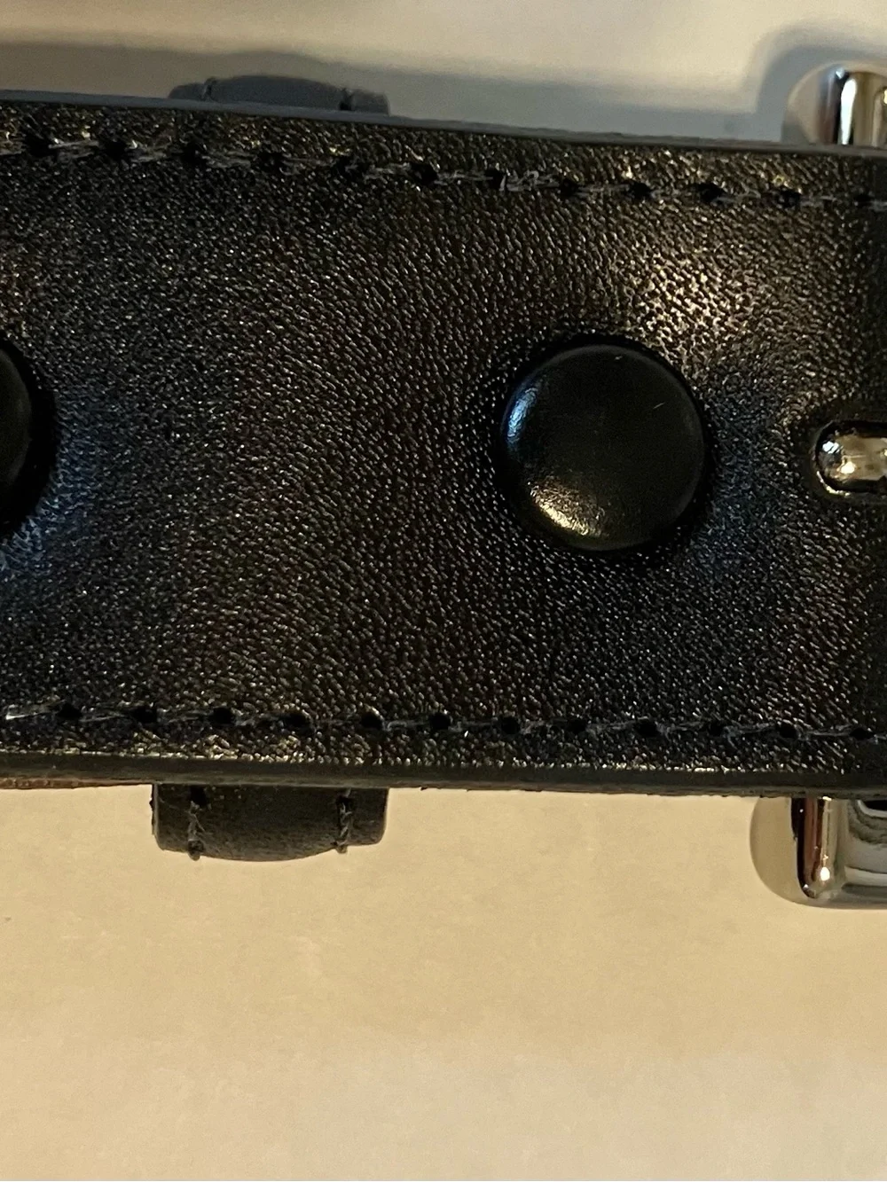 Classic Torino Black Leather Men's Belt size 42 Kipskin USA